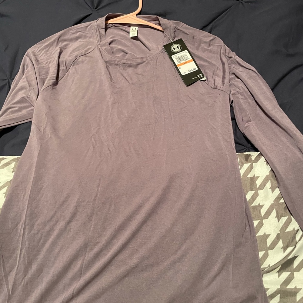 Brand new purple under armour open back top
